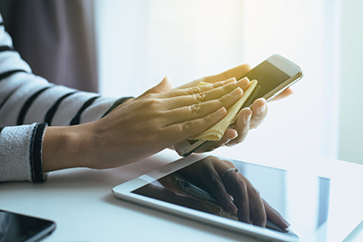 Prevent the Spread of Germs by Keeping Your Devices Clean